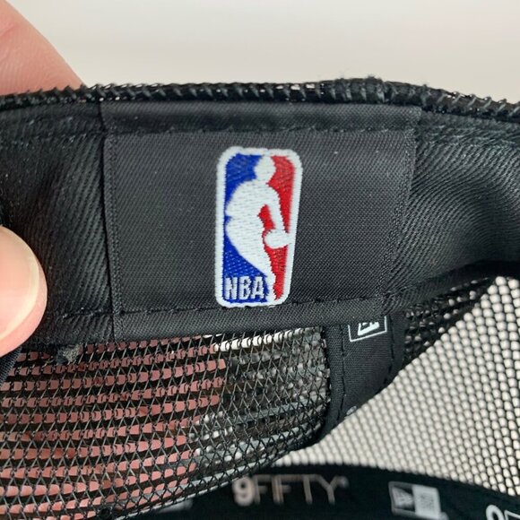 Boston Celtics 2024 NBA Finals Black New Era 9Fifty Snapback Trucker Hat - Picture 6 of 6